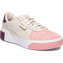 Sneakersy PUMA - Cali Remix Wn's 369968 01 Pastel Parchment/Bridal Rose. Brązowe sneakersy damskie Puma, z zamszu. W wyprzedaży za 279,99 zł.