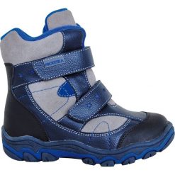 Protetika buty zimowe chłopięce Storm 29 szare/niebieskie. Szare buty chłopięce zimowe Protetika, ze skóry, bez zapięcia. Za 249,00 zł.