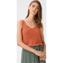 Vero Moda New Lex Sun Podkoszulek Pomarańczowy. Pomarańczowe podkoszulki damskie Vero Moda, xs, bez wzorów, z poliesteru, bez kołnierzyka. Za 66,95 zł.