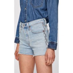 Levi's - Szorty. Czerwone szorty damskie Levi's®, s, bez wzorów, z elastanu, casualowe, z podwyższonym stanem. W wyprzedaży za 119,90 zł.
