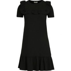 Sukienka koktajlowa Red Valentino RR0MJ01F. Czarne sukienki damskie Red Valentino, xs, bez wzorów, z elastanu, wizytowe, bez kołnierzyka, bez rękawów. W wyprzedaży za 889,00 zł.