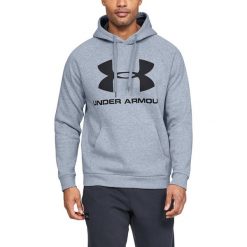 Under Armour Rival Bluza Szary. Szare bluzy męskie Under Armour, l, bez wzorów, z bawełny, bez kołnierzyka, bez rękawów, bez kaptura. Za 257,95 zł.