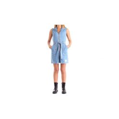 Sukienki krótkie Calvin Klein Jeans J20J208154. Niebieskie sukienki damskie Calvin Klein Jeans, xs, bez wzorów, z jeansu, bez kołnierzyka, z krótkim rękawem, krótkie, mini. Za 323,24 zł.