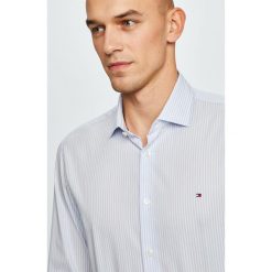 Tommy Hilfiger Tailored - Koszula. Fioletowe koszule męskie Tommy Hilfiger Tailored, s, bez wzorów, z bawełny, klasyczne, z klasycznym kołnierzykiem, z długim rękawem. W wyprzedaży za 199,90 zł.