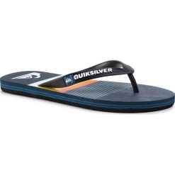 Japonki QUIKSILVER - AQYL100860 Xkbk. Czarne klapki męskie Quiksilver, z materiału. W wyprzedaży za 79,00 zł.