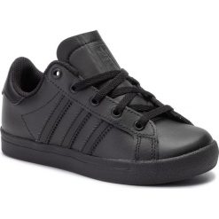 Buty adidas - Coast Star C EE9808 Cblack/Cblack/Gresix. Czarne półbuty dziewczęce Adidas, na sznurówki. W wyprzedaży za 139,00 zł.