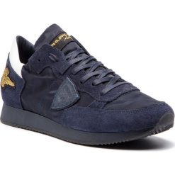 Sneakersy PHILIPPE MODEL - Tropez TRLU CA01 Camouflage Aviation Bleu. Niebieskie sneakersy męskie marki Philippe Model, na co dzień, bez wzorów, ze skóry, klasyczne, bez zapięcia. Za 1269,00 zł.