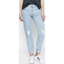 Diesel - Jeansy Neekhol. Niebieskie proste jeansy damskie marki Diesel. W wyprzedaży za 449,90 zł.