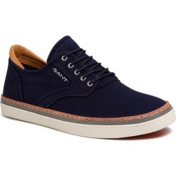 Tenisówki GANT - Prepville 20638499 Marine G69 1. Niebieskie półbuty męskie GANT, na co dzień, bez wzorów, z gumy, marine, bez zapięcia. Za 419,00 zł.