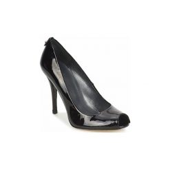 Czółenka Stuart Weitzman LOGOFLAME. Czarne czółenka damskie marki Stuart Weitzman, bez wzorów, bez obcasa. Za 1111,20 zł.