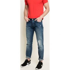 Wrangler - Jeansy. Niebieskie jeansy męskie marki Wrangler, bez wzorów. W wyprzedaży za 199,90 zł.