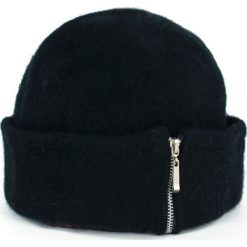 Czapki damskie: Art of Polo Czapka damska Elegant zip czarna