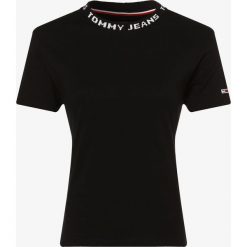 Tommy Jeans - T-shirt damski, czarny. Czarne t-shirty damskie Tommy Jeans, s, bez wzorów, z jeansu, bez kołnierzyka. Za 179,95 zł.