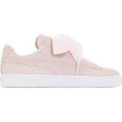 Trampki Jrf S Heart Valentine. Czerwone buty dziewczęce sportowe marki Puma, z materiału, na sznurówki. Za 356,96 zł.