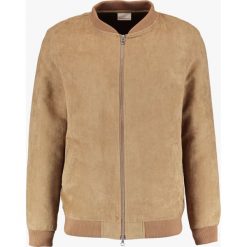 Kurtki męskie bomber: Knowledge Cotton Apparel Kurtka ze skóry ekologicznej dark earth
