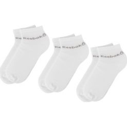REEBOK DU2922 39-42. Białe skarpetki damskie Reebok, bez wzorów, z bawełny. Za 23,99 zł.