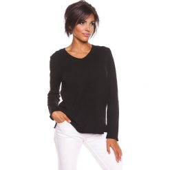 Sweter "Jill" w kolorze czarnym. Czarne bez kategorii marki 100% Maille, s, z okrągłym kołnierzem. W wyprzedaży za 129,95 zł.