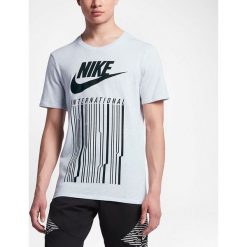 Nike Koszulka Nike INTL TEE szary r. M (847443 051-S). Szare t-shirty męskie Nike, m. Za 118,75 zł.