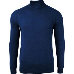 Ciemny Niebieski Elegancki Golf Męski -Brave Soul- 100% BAWEŁNA, Klasyczny, Atramentowy SWBRSAW19HUMEsteelblue. Niebieskie swetry męskie Brave Soul, m, bez wzorów, z bawełny, eleganckie, z golfem, bez kaptura. Za 79,00 zł.