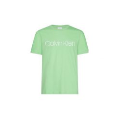 T-shirty z krótkim rękawem Calvin Klein Jeans K10K103078 COTTON FRONT LOGO. Zielone t-shirty męskie Calvin Klein Jeans, s, bez wzorów, z jeansu, bez kołnierzyka, krótkie. Za 122,52 zł.