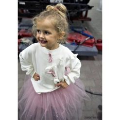 Bluzy dziewczęce: Bluza z kokardami