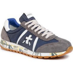 Sneakersy PREMIATA - Lucy 4573 Blue. Niebieskie sneakersy męskie Premiata, na co dzień, bez wzorów, ze skóry, eleganckie, bez zapięcia. Za 929,00 zł.