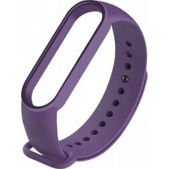 Pasek zamienny fioletowy - Xiaomi Mi Band 5. Fioletowe paski męskie Xiaomi, w paski. Za 17,90 zł.