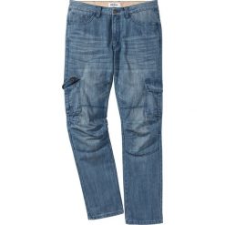 Jeansy męskie regular: Dżinsy bojówki Regular Fit Straight bonprix niebieski