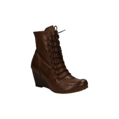 Botki Casu BOTKI 112. Brązowe botki damskie na zamek Casu. Za 149,99 zł.