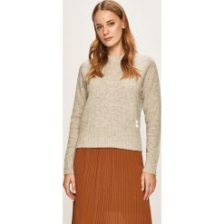Calvin Klein Jeans - Sweter. Szare swetry damskie Calvin Klein Jeans, s, bez wzorów, z wełny, bez rękawów, bez kaptura. W wyprzedaży za 379,90 zł.