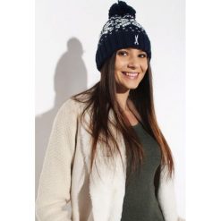 Czapka Zimowa Damska Flake Granatowa. Czapki damskie Edward Orlovski, na zimę, bez wzorów. Za 55,00 zł.