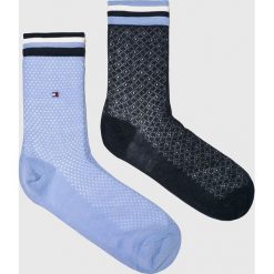 Tommy Hilfiger - Skarpetki (2-pack). Szare skarpetki damskie TOMMY HILFIGER, z bawełny. W wyprzedaży za 39,90 zł.