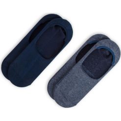 Zestaw 2 par stopek unisex LEVI'S - 943001001 Mid Denim 824. Niebieskie skarpetki damskie Levi's®, bez wzorów, z elastanu. Za 34,99 zł.