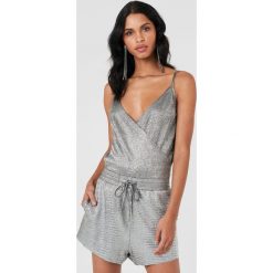Szorty damskie: Minkpink Metaliczne szorty – Silver