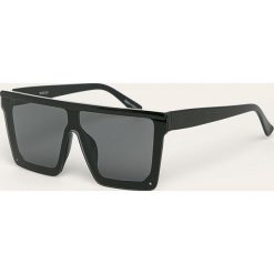 Pieces - Okulary. Pomarańczowe okulary przeciwsłoneczne damskie Pieces, prostokątne. Za 59,90 zł.