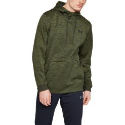 Under Armour Bluza Zielony. Zielone bluzy męskie Under Armour, s, bez wzorów, z poliesteru, bez kołnierzyka, bez rękawów, bez kaptura. Za 274,95 zł.