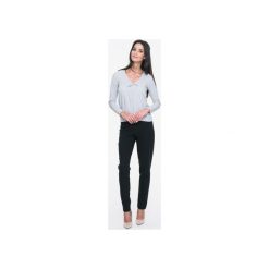 Mosali - Bluzka z kokardą M008. Szare bluzki damskie marki Mosali, xl, z kokardą, z długim rękawem. Za 99,00 zł.