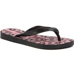 Japonki IPANEMA - Class Happy Fem 25279 Black/Black/Pink 24786. Czarne klapki damskie Ipanema, bez wzorów, z tworzywa sztucznego, bez obcasa. Za 49,99 zł.