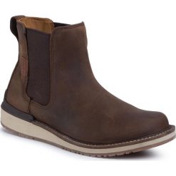 Śniegowce KEEN - Bailey Chelsea 1022008 Veg Brown. Pomarańczowe kozaki damskie Keen, ze skóry, bez zapięcia. W wyprzedaży za 289,00 zł.