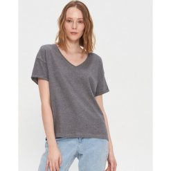 T-shirt z bawełny organicznej - Jasny szary. Szare t-shirty damskie House, xl, bez wzorów, z bawełny, bez kołnierzyka. Za 29,99 zł.