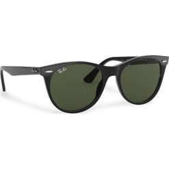 Okulary przeciwsłoneczne RAY-BAN - Wayfarer II Classic 0RB2185 901/31 Black/Green Classic. Czarne okulary przeciwsłoneczne damskie Ray-Ban. W wyprzedaży za 429,00 zł.