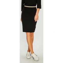 Tommy Hilfiger - Spódnica dwustronna. Czarne spódniczki damskie TOMMY HILFIGER, na co dzień, s, bez wzorów, z bawełny, midi, proste. Za 539,90 zł.