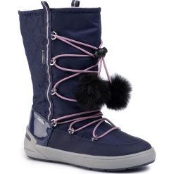 Śniegowce GEOX - J Sleigh G.B Abx B J949SB 0FU50 C8015 S Violet. Niebieskie śniegowce dziewczęce Geox, bez zapięcia. Za 389,00 zł.