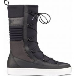 Buty MOON BOOT VEGA HI TF Czarny. Czarne buty sportowe damskie marki Moon Boot, z aplikacjami, z neoprenu, sportowe. W wyprzedaży za 249,00 zł.