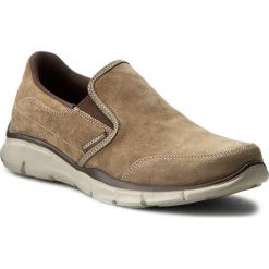 Półbuty SKECHERS - Mind Game 51502/BRN Brown. Pomarańczowe półbuty męskie Skechers, na co dzień, bez wzorów, ze skóry, klasyczne, bez zapięcia. Za 299,99 zł.