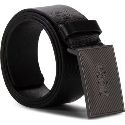 Pasek Męski BOSS - Icon-Sr 50419412 001. Czarne paski męskie Boss, w paski, ze skóry. Za 429,00 zł.