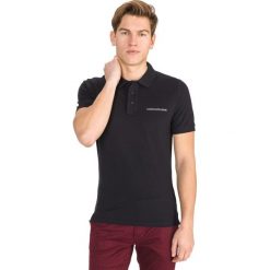 Calvin Klein Polo Koszulka Czarny. Czarne podkoszulki męskie xxl, z nadrukiem, z elastanu. Za 342,95 zł.