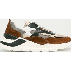 D.A.T.E. - Buty Fuga. Pomarańczowe buty sportowe męskie D.A.T.E., ze skóry, na sznurówki. Za 899,90 zł.