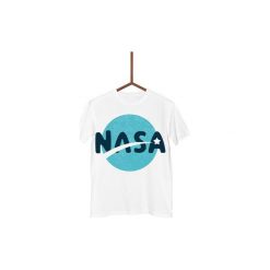 Koszulka Nasa Niebieskie Męska. Białe koszulki męskie Failfake, s, bez wzorów, bez kołnierzyka, bez rękawów. Za 130,00 zł.