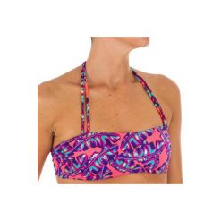 Góra kostiumu kąpielowego LAURA DOMI damska. Czerwone t-shirty damskie marki OLAIAN, bez wzorów, z elastanu, bez rękawów. Za 49,99 zł.